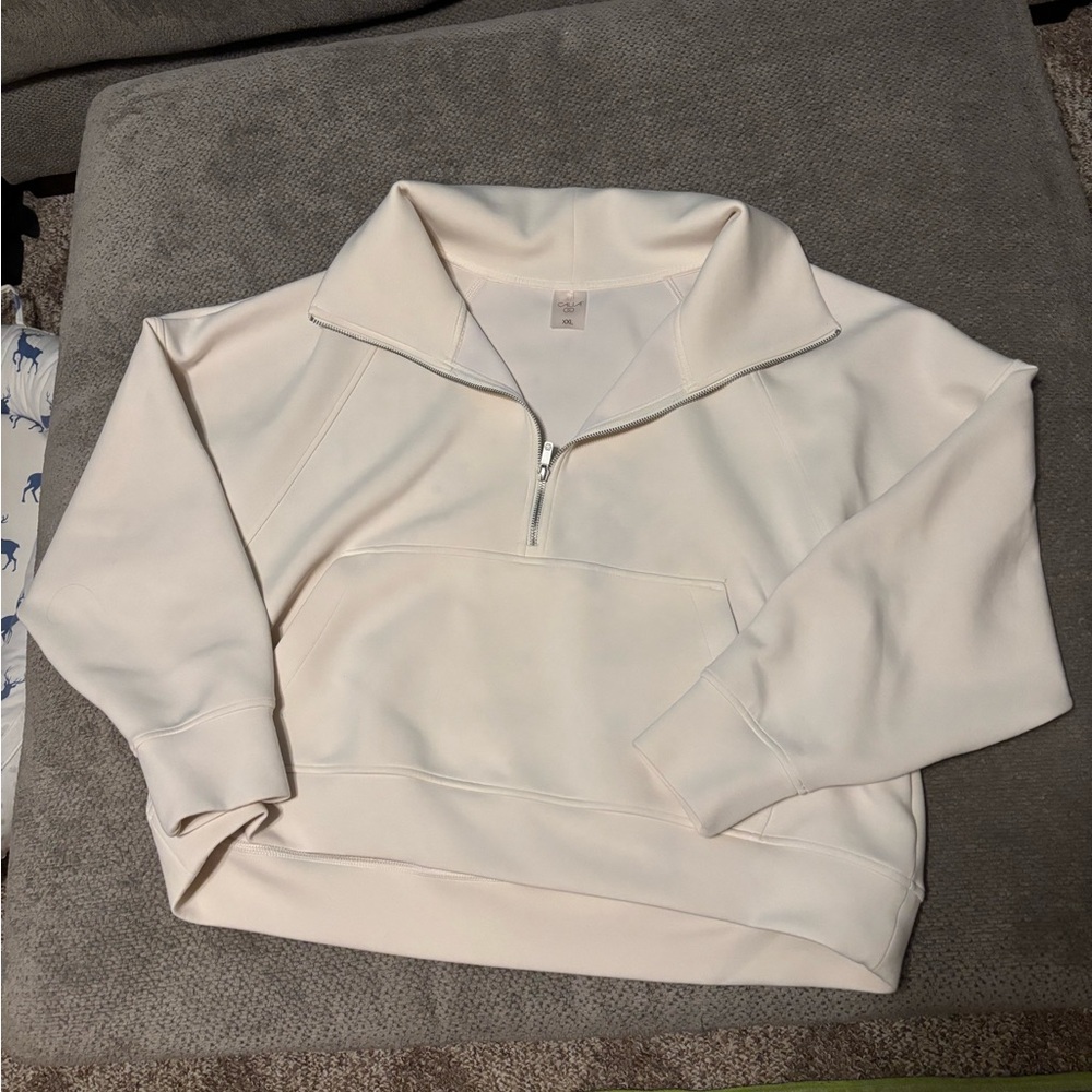 CALIA by Carrie Underwood Cream Zip-Up Jacket